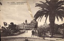 CPA Nice Jardin Albert Ier et Palais de la jetee 