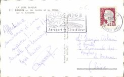 CPA La Cote d'Azur Cannes les Jardins et les Hotels sur la Croisette 