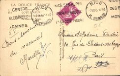 CPA Cote d'Azur Nice Alpes Maritimes la baie des Anges 