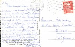 CPA Cannes le Port le Casino et la Croisette vue prise du Suquet 