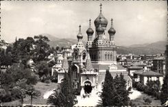 CPA Nice L'Eglise Russe Russie Russia