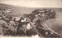 CPA Monaco Vue generale de la Principaute 