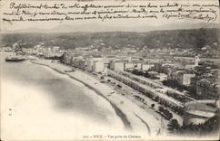 CPA Nice Vue prise du Chateau 