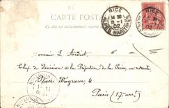 CPA Nice Vue prise du Chateau 