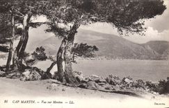 CPA Cap Martin Vue sur Menton 