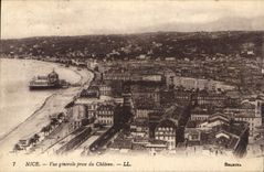 CPA Nice Vue generale prise du Chateau 