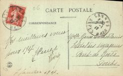 CPA Cote d'Azu Coucher de Soleil sur l'Esterel 