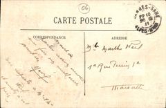 CPA Cannes le Mont Chevalier vue prise de l'Hotel Continental 