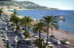 CPA Nice Promenade des Anglais Le Mont Boron 