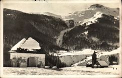 CPA A Uron La Cime de la Donna et la Piste 