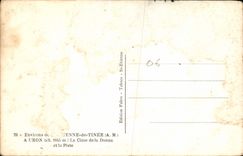 CPA A Uron La Cime de la Donna et la Piste 