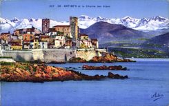 CPA Antibes et la Chaine des Alpes 