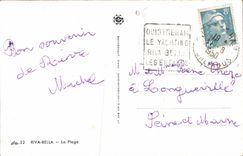 CPA Riva Bella La Plage Bateau