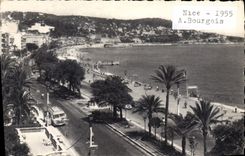 CPA Nice Promenade des Anglais Le Mont Boron 