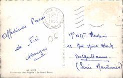 CPA Nice Promenade des Anglais Le Mont Boron 