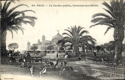CPA Nice Le Jardin public Palmiers des Bebes 