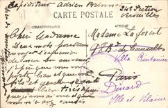 CPA Palais de Versailles a vol d'oiseau 