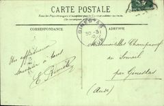 CPA Menton Vue prise de Garavan Bateaux