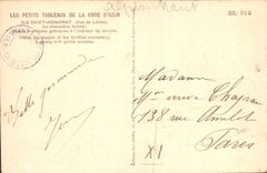 CPA Les Petits Tableaux de la Cote d'Azur Ile Saint Honorat Iles de lerins Le Monastere fortifie 