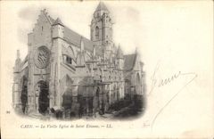 CPA Caen La Vieille Eglise de Saint Etienne 