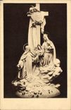 CPA La Chapelle des Carmelites de Lisieux Groupe sculpte dominant le Maitre Autel 