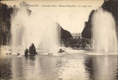 CPA Versailles Grandes Eaux Bassin d'Apollon Le Tapis vert 
