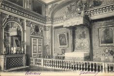 CPA Palais de Versailles Chambre de Louis XIV 