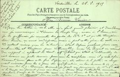 CPA Versailles Le Chateau Vue sur l'Orangerie 