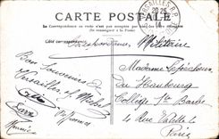 CPA Versailles Petit Trianon Chambre de Marie Antoinette 