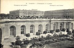 CPA Versailles L'Orangerie et le palais 