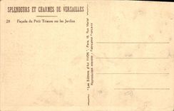 CPA Splendeurs et Charmes de Versailles Facade du Petit Trainon sur les Jardins 