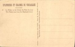 CPA Splendeurs et Charmes de Versailles Le Palais vu du Cabinet du Point du Jour 