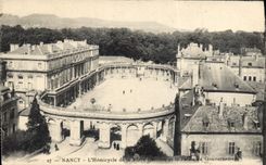 CPA Nancy L'Hemicycle de la Carriere et le Palais du Gouvernement 