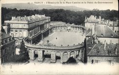 CPA Nancy L'Hemicycle de la Carriere et le Palais du Gouvernement 