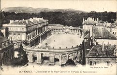 CPA Nancy L'Hemicycle de la Carriere et le Palais du Gouvernement 