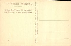 CPA La Douce France Les Chateaux de la Loire Chambord Le grand escalier d'honneur 