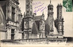 CPA Chateau de Chambord Les Terrasses Lucarnes et Cheminees 