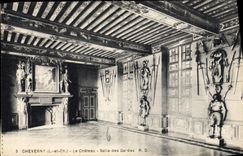 CPA Cheverny L et C le Chateau Salle des Gardes 