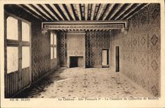 CPA Blois Le Chateau Aile Francois Ier La Chambre de Catherine de Medicis 