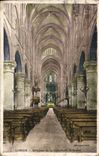 CPA Lisieux Interieur de la Cathedrale St Pierre 