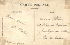 CPA Aux Pieds de N D de la Delivrande j'ai prie pour Vous