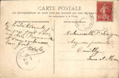 CPA La Delivrande La Vierge Miraculeuse 