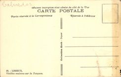 CPA Lisieux Vieilles maisons sur la Touques 