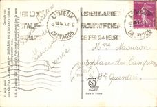 CPA Devant la Chasse de Ste Therese de l'Enfant Jesus le 30 Septembre 1925 