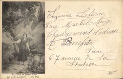 CPA La Vision de Jeanne d'Arc Lenepveu