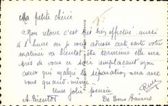 CPA Billet doux Femme