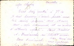 CPA Vous m'avez offert votre amour Le mien je vous l'oofre a mon tour Femme