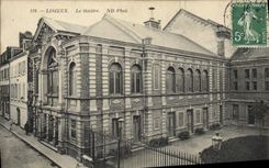 CPA Lisieux Le theatre 
