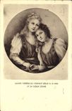 CPA Sainte Therese de l'Enfant Jesus a 15 ans et sa Soeur Celine 