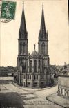 CPA La Delivrande Calvados la Basilique cote de l'Abside 